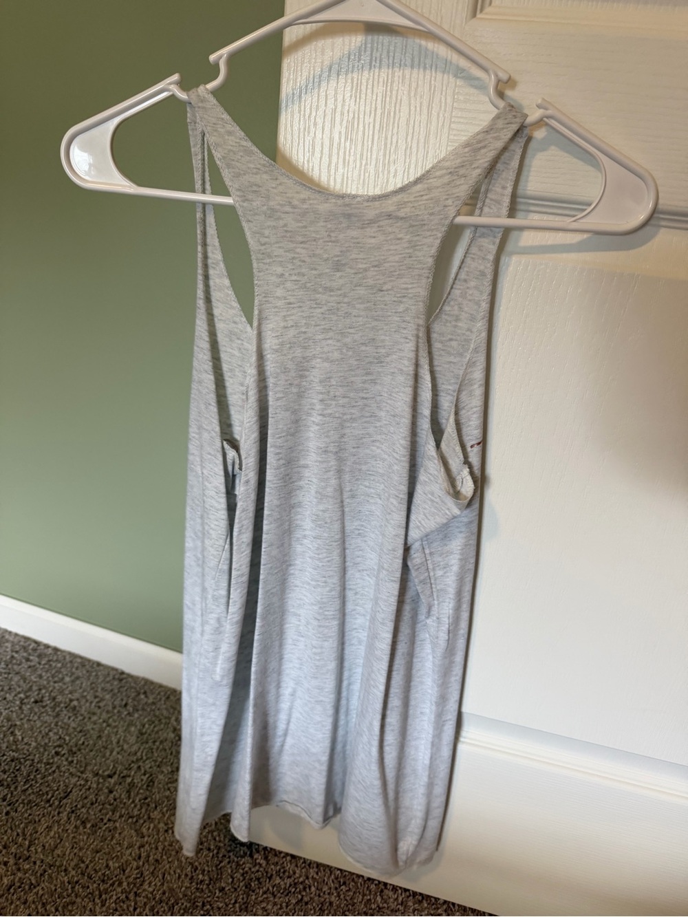 Amazon Grey Racerback Tank with Rose Gold Script - Picture 4 of 4